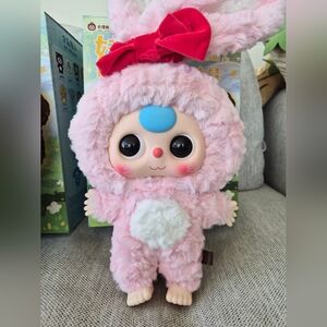 Baby Three 400% Big Baby Confirmed Pink Bunny Plush